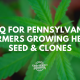 faq growing cbd seed clones pennsylvania
