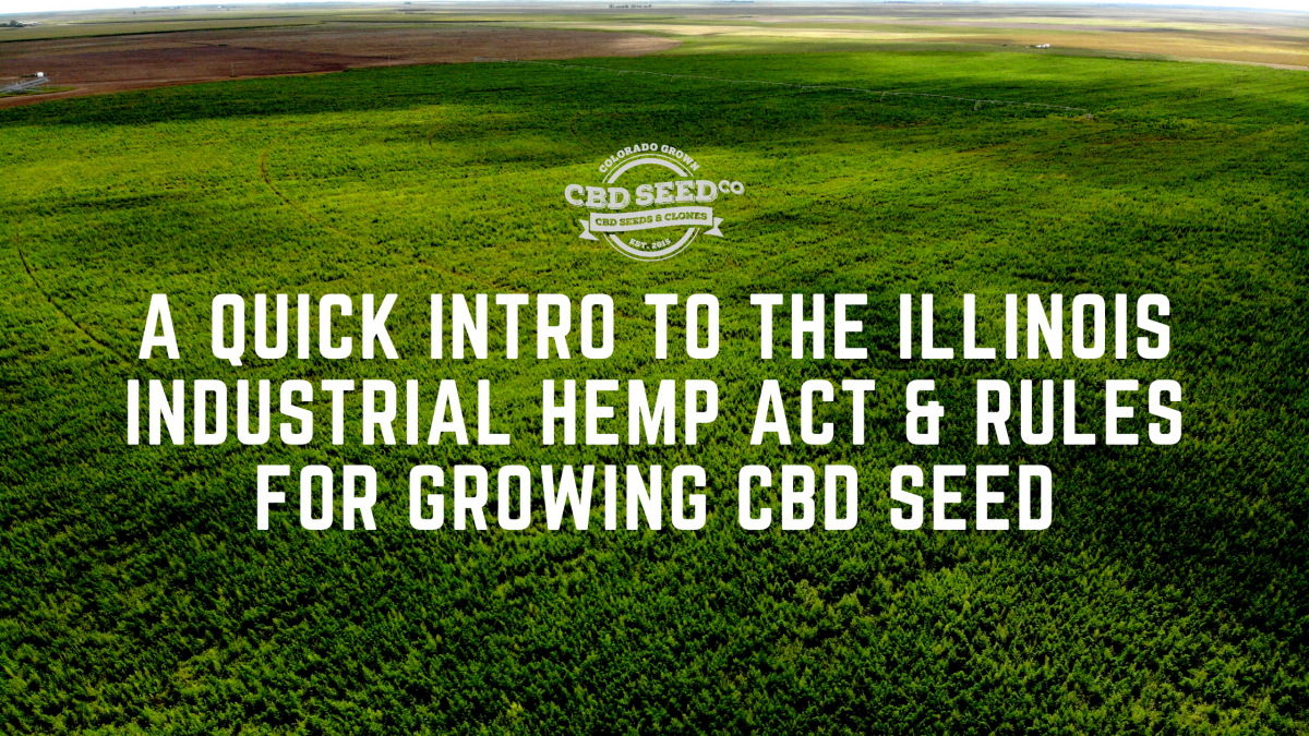 illinois hemp act rules growing cbd seed