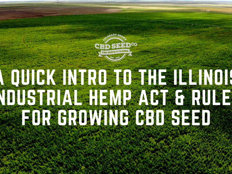 illinois hemp act rules growing cbd seed