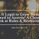 legal grow hemp seed austria