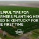 tips planting hemp seed kentucky